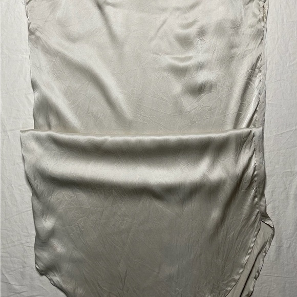 Flannel Silk Maxi Dress 2 Elegant - Picture 2 of 7